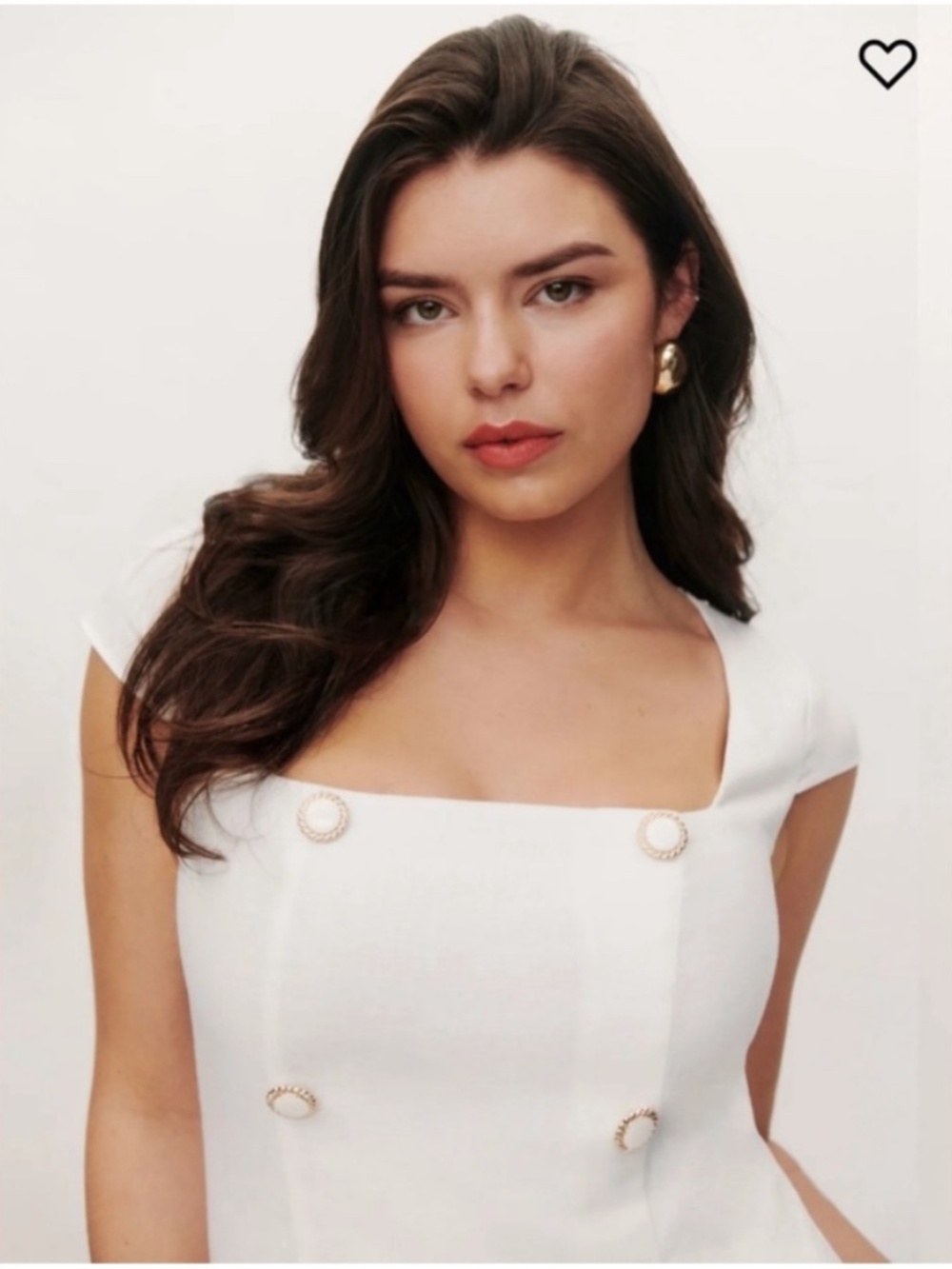 New reformation linen top